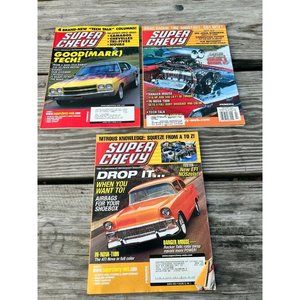 Lot of 3 Super Chevy Magazine 2003 January February March